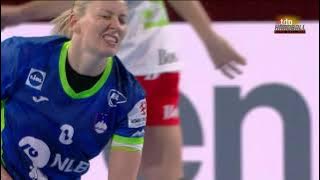 Europeo Femenino Austria-Hungría-Suiza 2024 - 2º Fase 3º Partido Grupo II. Dinamarca vs. Esloveni